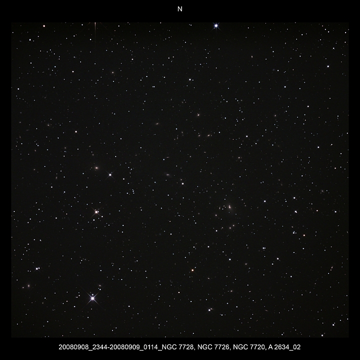 20080908_2344-20080909_0114_NGC 7728, NGC 7726, NGC 7720, A 2634_02.JPG -  Peg Newton d 309,5 / af 1623 & Coma Corrector CANON-EOS5D (AFC-Filter) 800 ASA no add. filter 7 light-frames 420s, auto dark, 5 flat, 10 bias Guidemaster, DSS, Canon-RAW-Image, Adobe-PS-CS3  